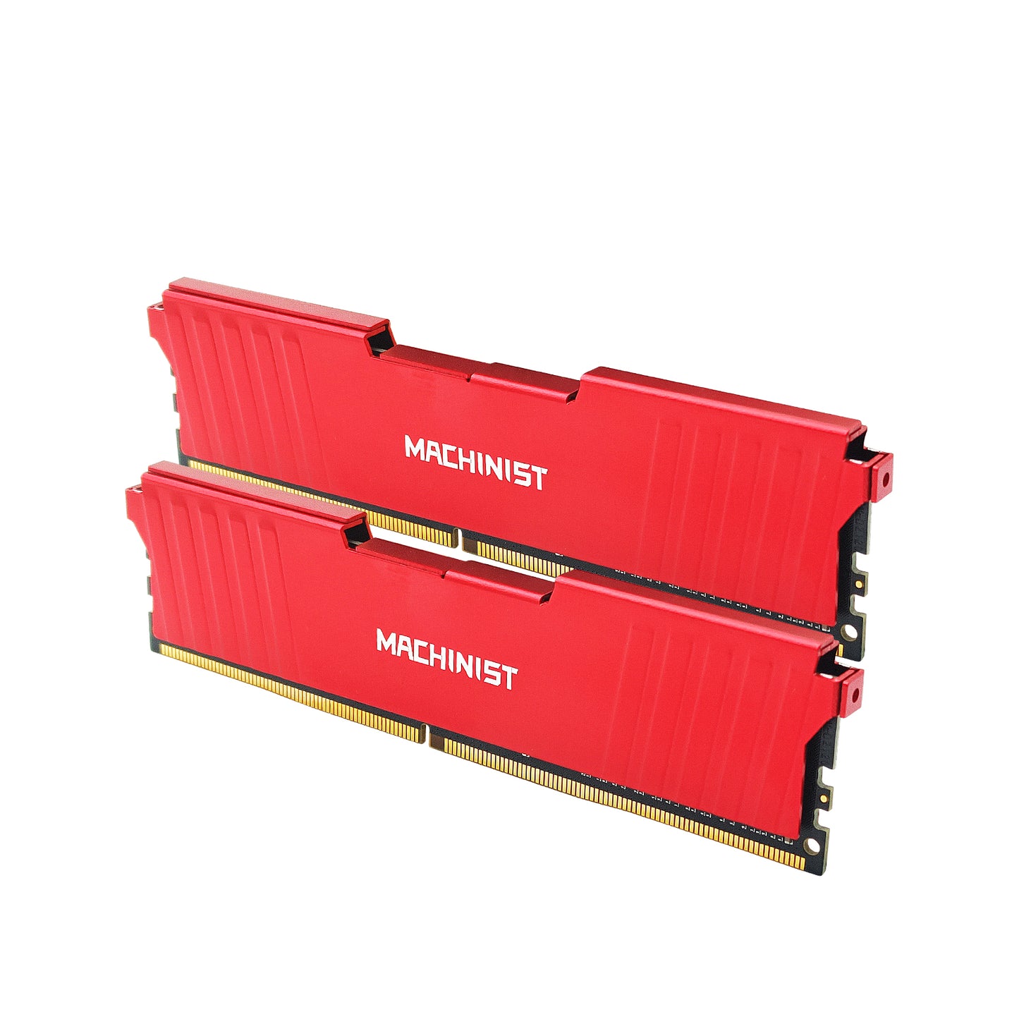MACHINIST DDR4 RAM 16GB(2x8GB) Desktop Memory Kit 2666MHz DIMM PC4-21300 CL15-15-15-35 1.2V Computer Gaming Memory Module 288 Pin Dual Channel PC RAM Support Overclocking (Red)