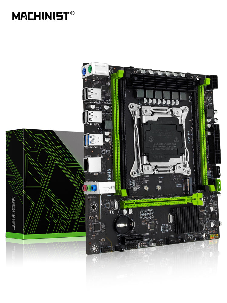 MACHINIST X99 P4 Motherboard LGA 2011-3 Slot Support Intel Xeon v3 v4 CPU Processor DDR4 RAM Desktop Memory M.2 NVME SATA 3.0