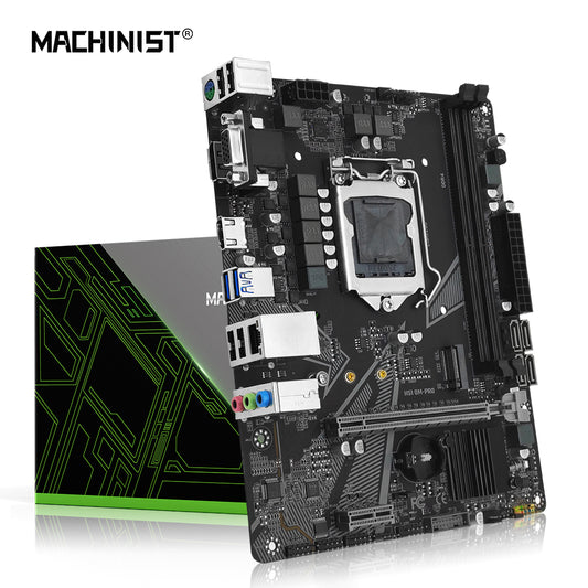H510M PRO Motherboard LGA 1200 Socket Support 10th and 11th Gen Series Processors (Micro ATX, Dual-Channel DDR4, SATA 6Gbps/s, USB 3.0, NVME M.2, PCIe 3.0, Gigabit LAN)